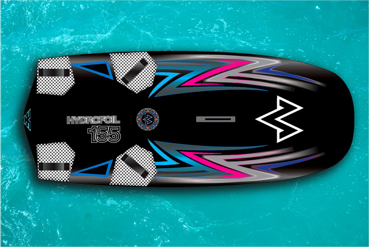 INVADER-HYDROFOIL BOARD